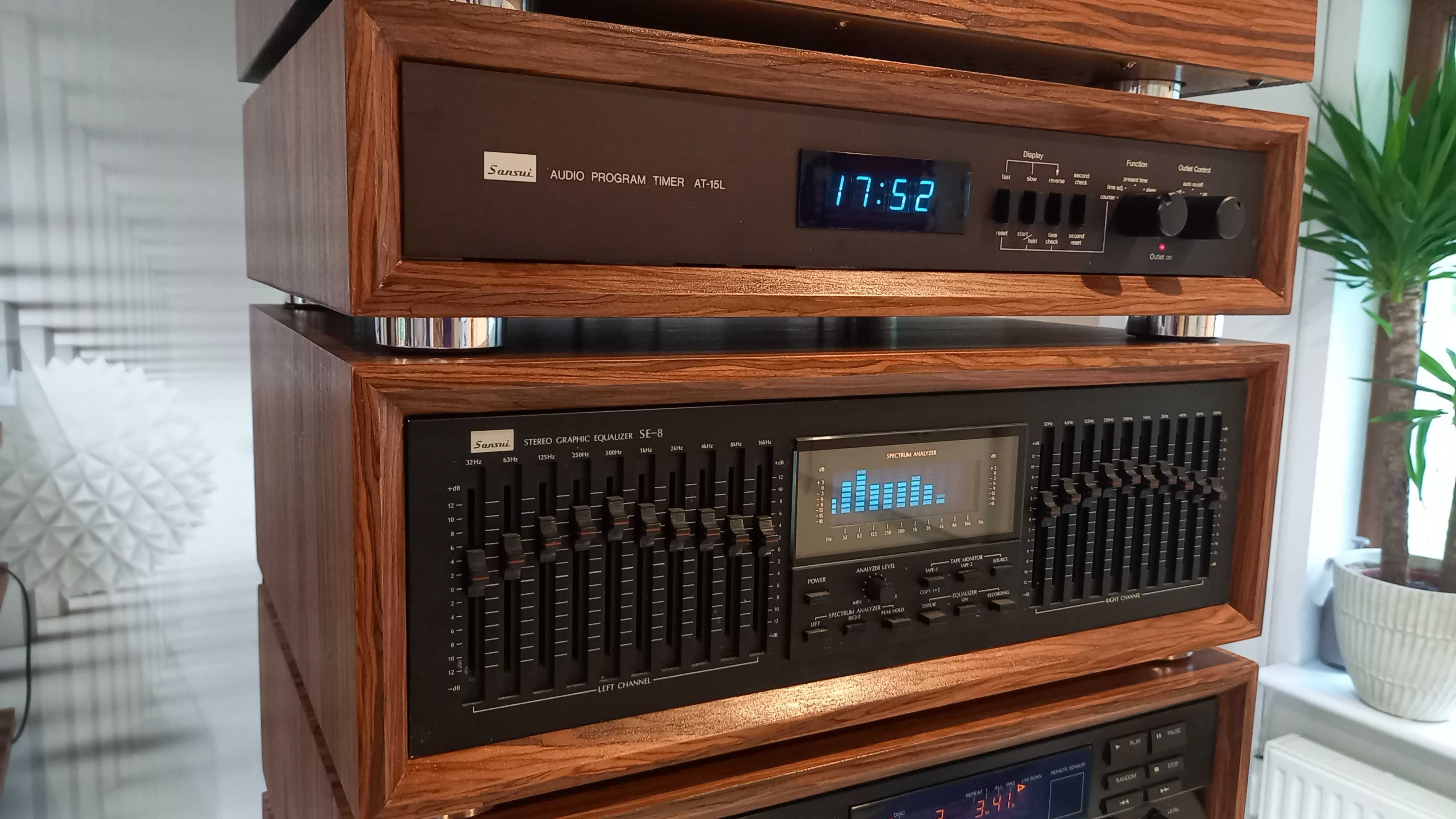 Sansui AU-D77X, SC-2110, TU-317, CD-X301i, SE-8, AT-15L, FR-D3