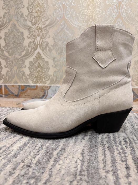 Козаки (ковбойки) натуральна шкіра 40 розмір