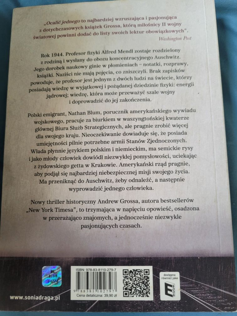 Ocalić Jednego Andrew Gross
