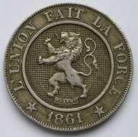 Belgia 10 centimes 1861