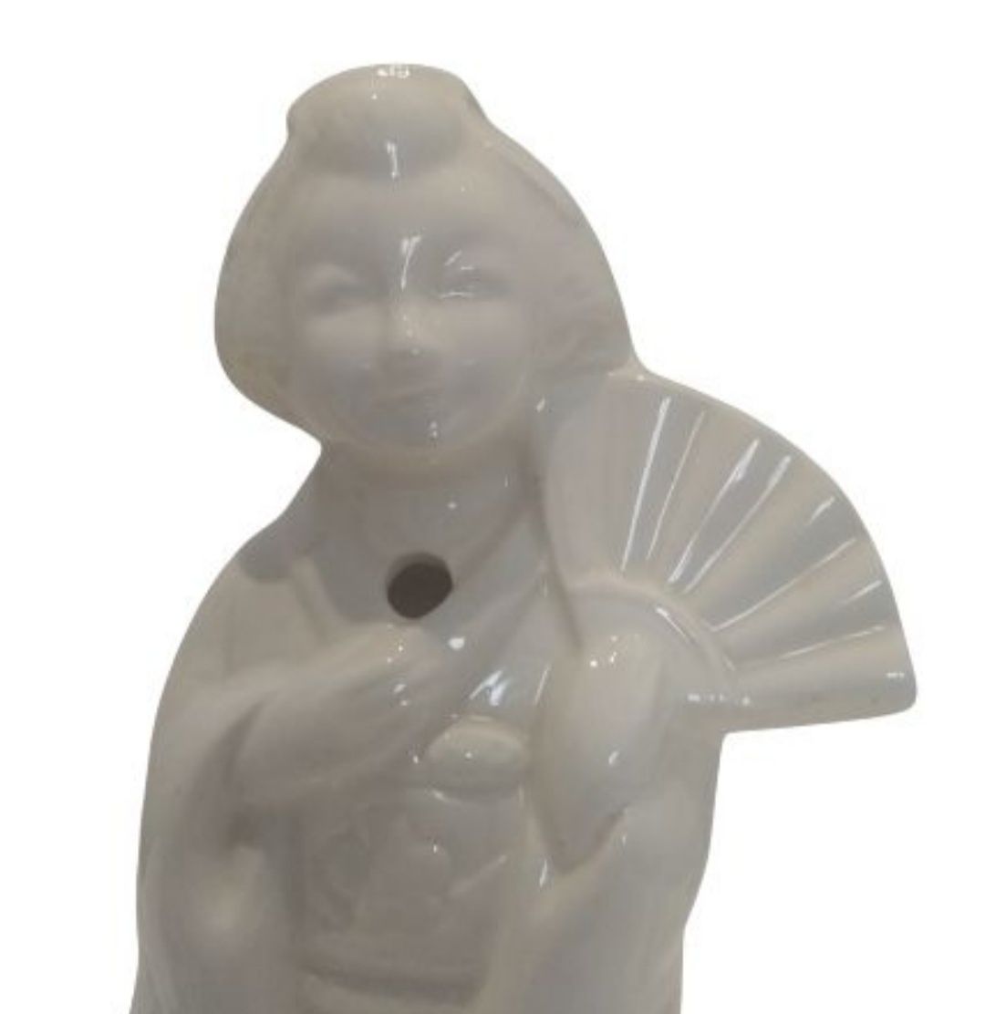 Figurki Gejsza wazoniki porcelanowe oryginalne Japonia 2 szt