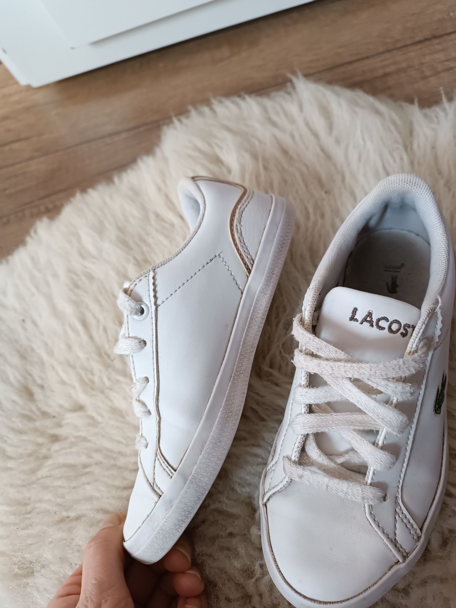 Lacoste buty sportowe adidasy białe 29