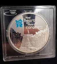 Срібна монета 5 фунтів Великобританія 2010  до Олімпійських ігор 2012