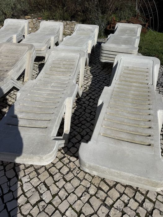 Espreguicadeiras de plastico