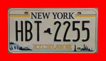 Tablica rejestracyjna NEW YORK NOWY JORK USA oryginalna!!