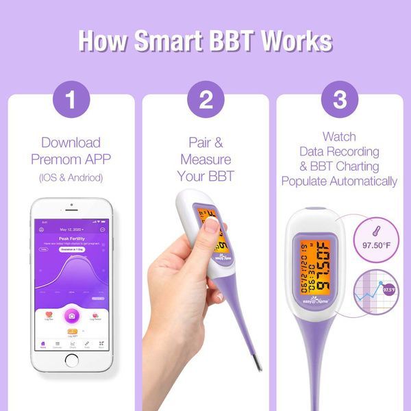 easyhome inteligentny owulacyjny termometr bluetooth