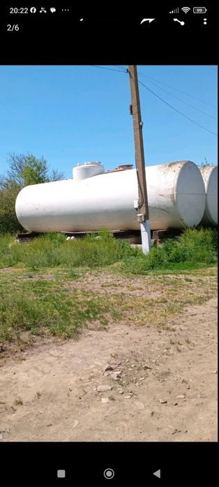 Бочка ж/д 63 куб., метал 10мм(9.20*2.70)