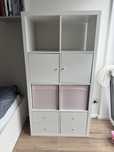 Ikea kallax regał z wkładami