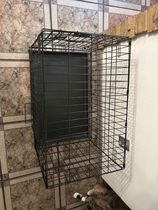 KLATKA DLA PSA NOWA metalowa dla zwierząt skladana transporter 76cm