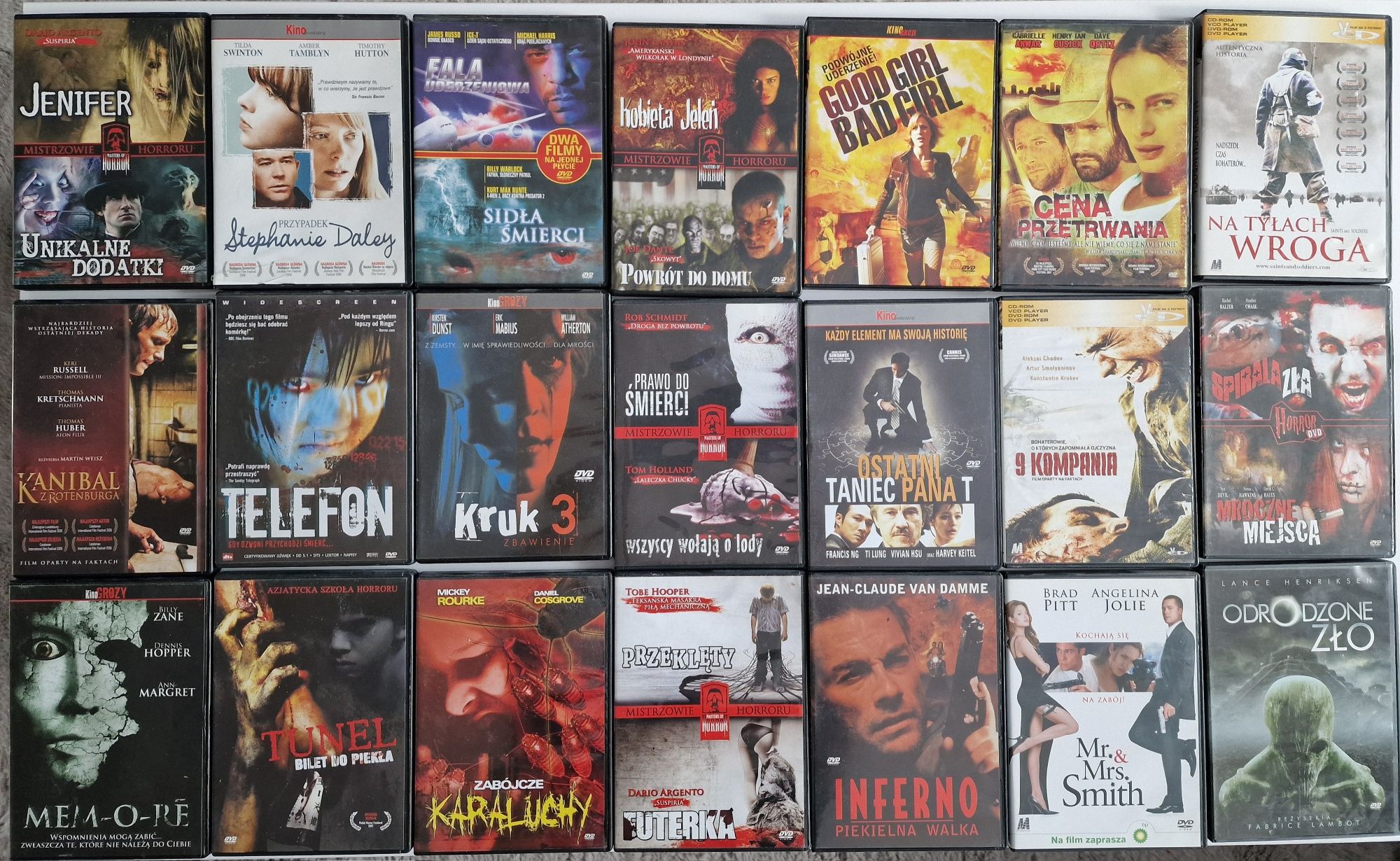 30 Różne Filmy DVD