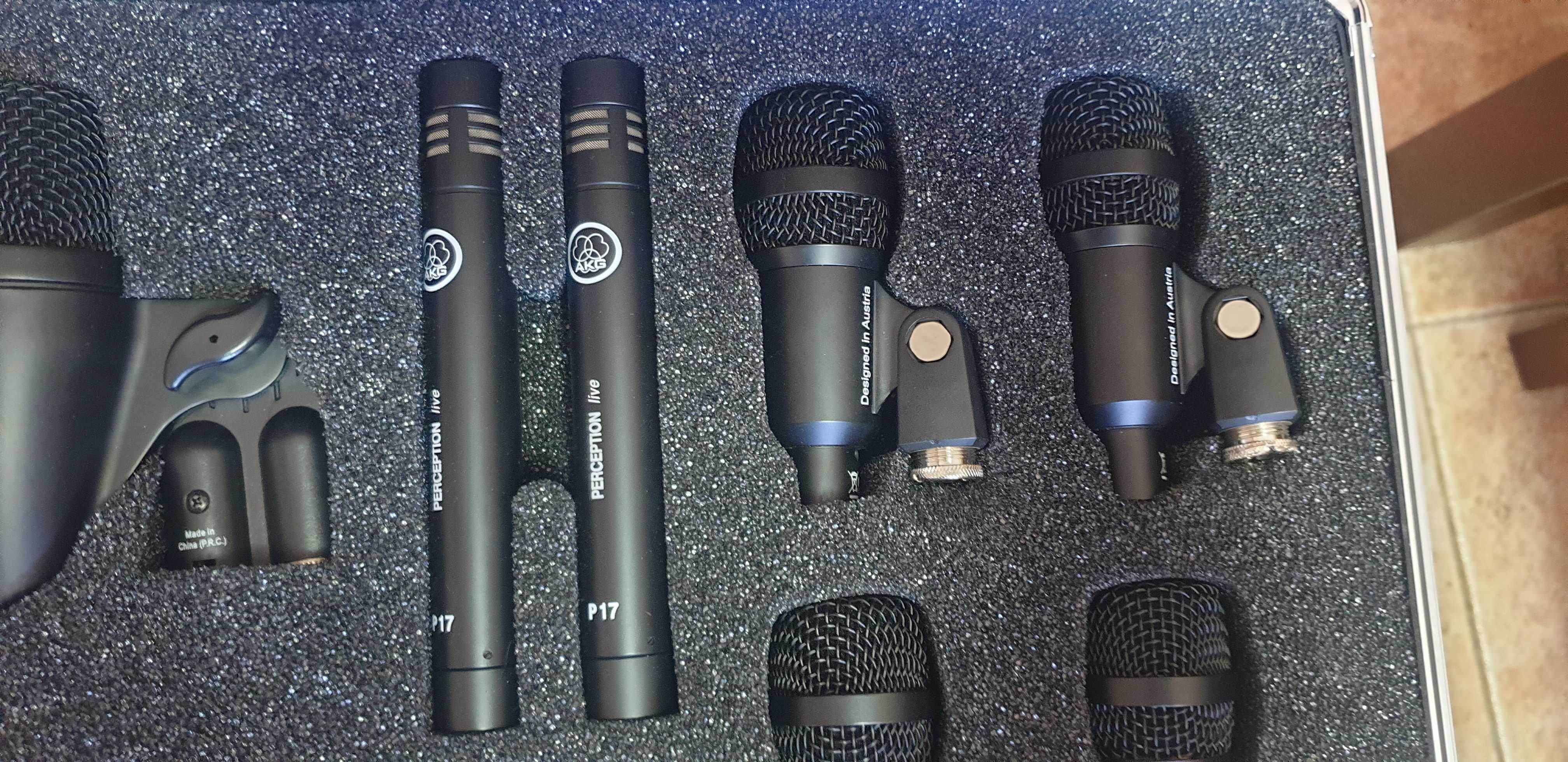 AKG Drum Set Session 1 Kit Microfones Bateria