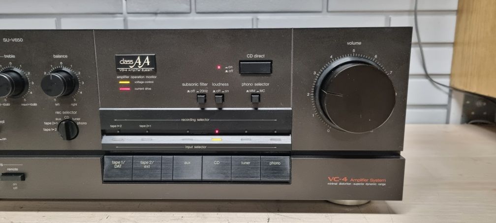 Wzmacniacz TECHNICS SU-V650 ClassAA. Japan