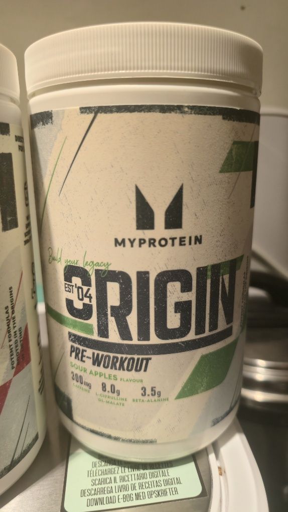 Pre treino origin myprotein