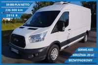 Ford Transit L3 Trend FT350 2.0 TDCi MR`16 E6 3.5t  FORD TRANSIT Mroźnia Chłodnia 2.0 TDCI FV23% SALON PL