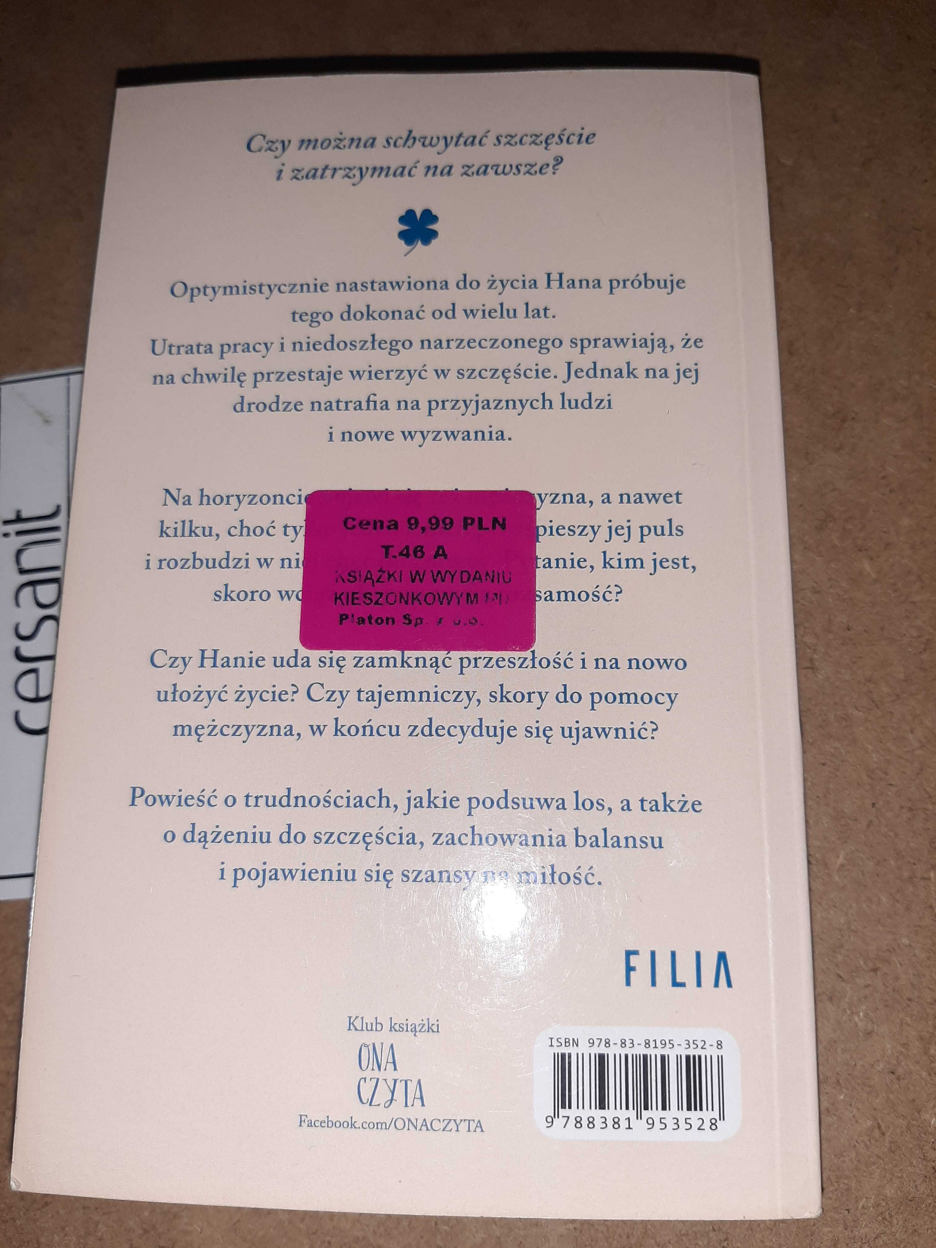Książka Schwytać Szczęście Dorota Milli