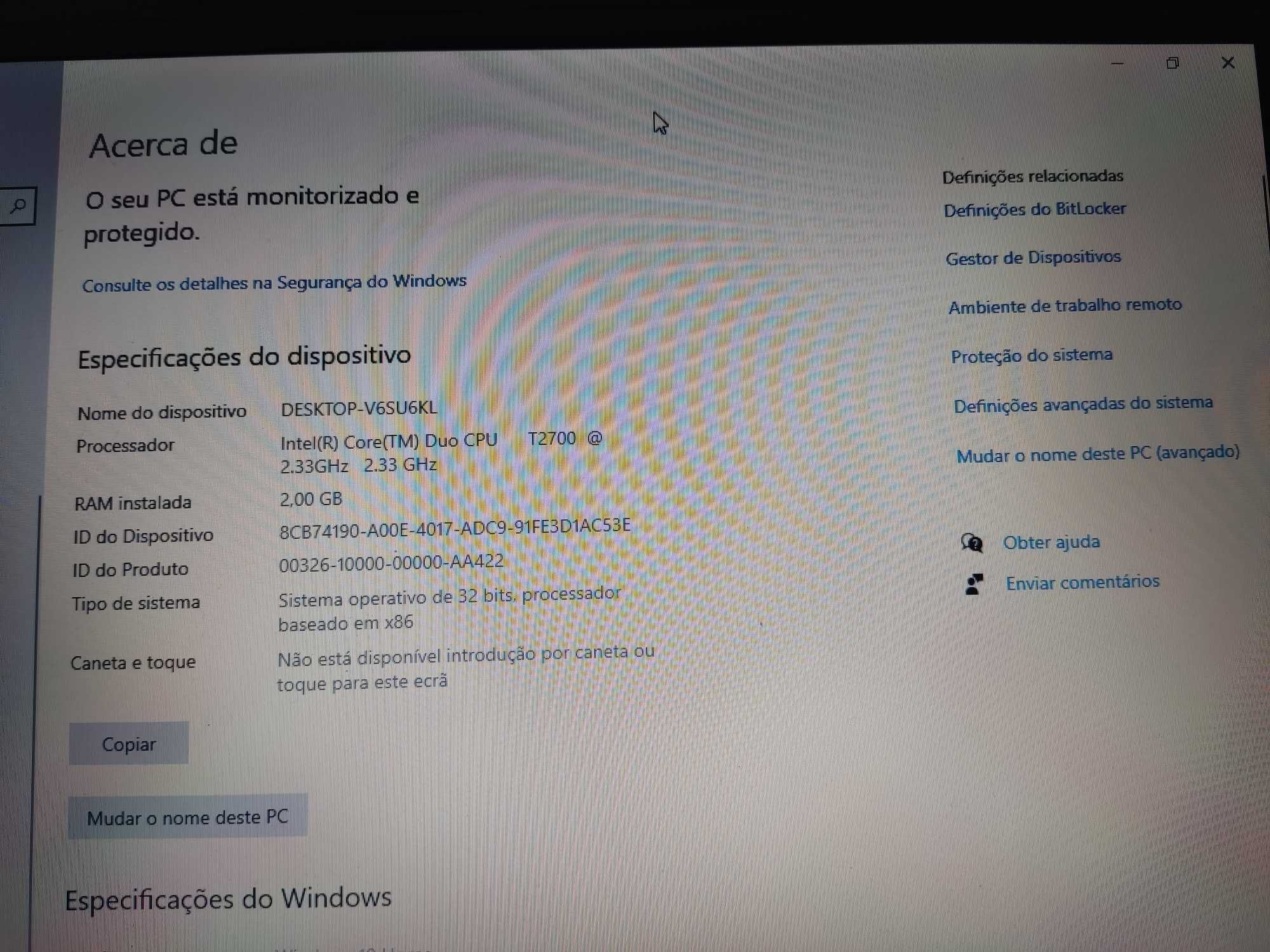 Computador HP usado