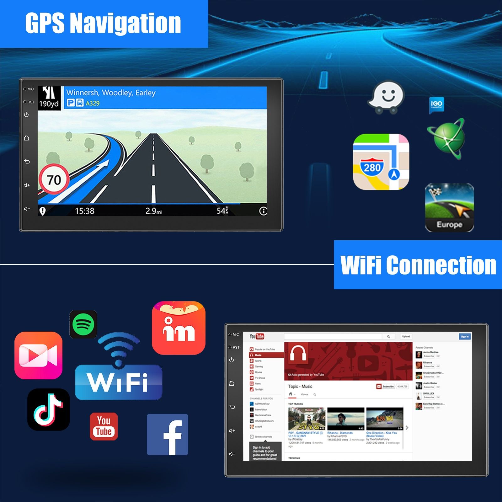 2Gb PROMOCJA !! !! Radio 2din ANDROID 2gb MEGA Cena