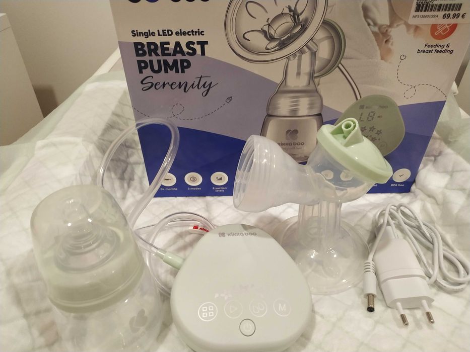 Extrator de leite elétrico usado apenas 1 vez