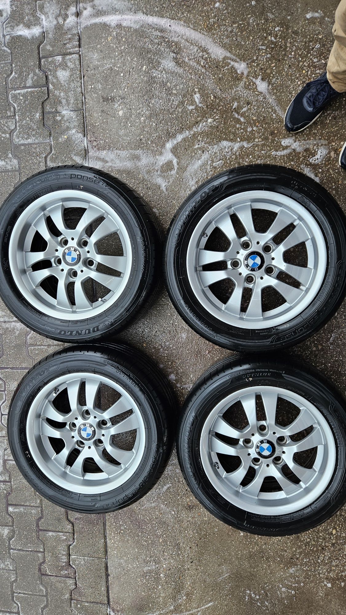 Koła felgi alufelgi 16" BMW lekkie styling 154 5x120 7J ET34 z oponami