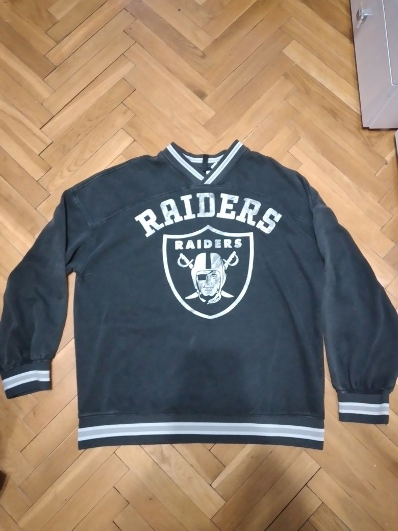 bluza szara raiders h&m rozmiar S