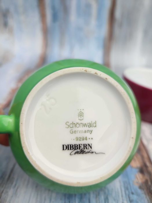 Porcelanowe kubki Schonwald - vintage