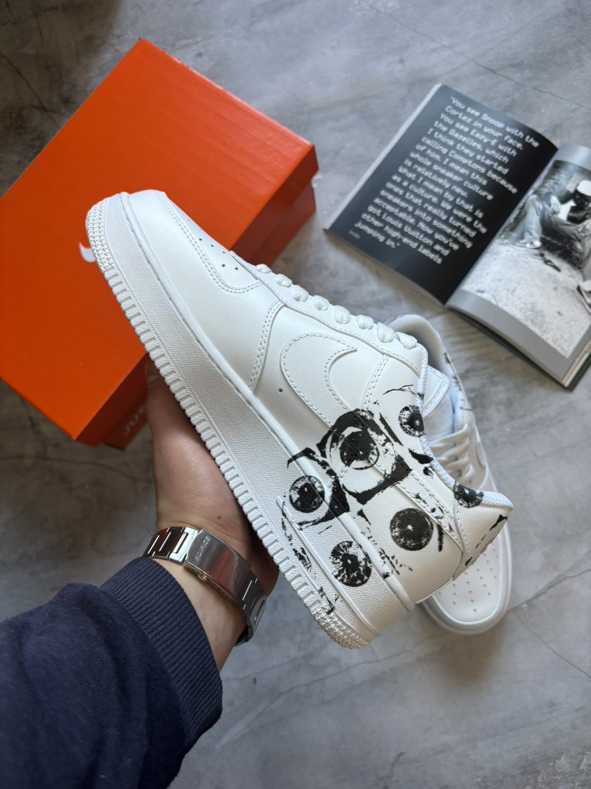 Кросівки Nike Air Force x Comme des Garçons Supreme CDG