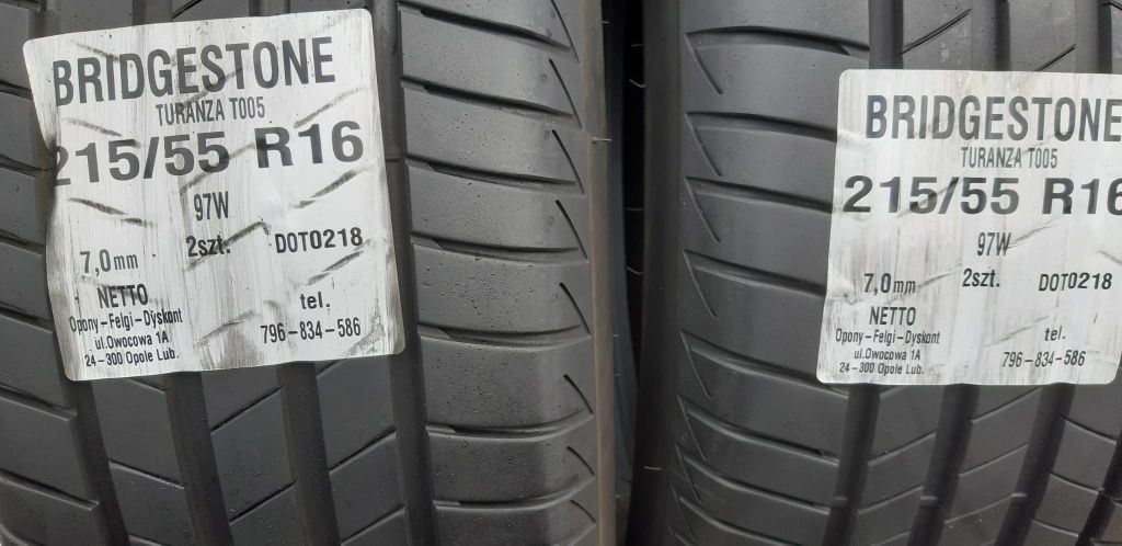Opony Bridgestone 215 55 R16