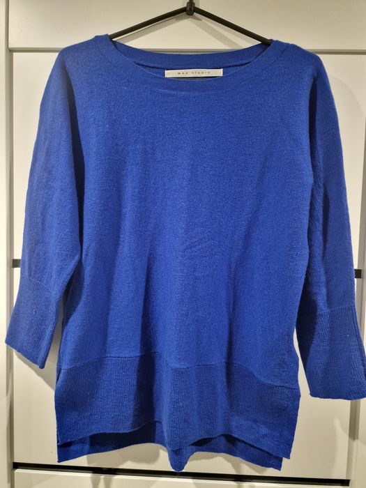 Chabrowy sweterek damski extrafine merino
