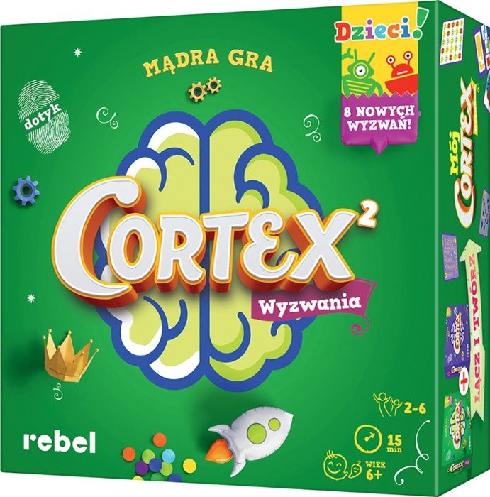 CORTEX 2 dla dzieci gra planszowa Rebel Nowe gry