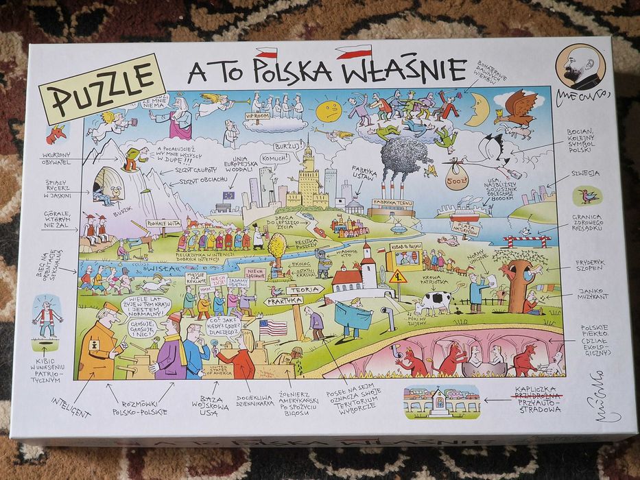 Puzzle Andrzej Mleczko 1000 - A to Polska właśnie