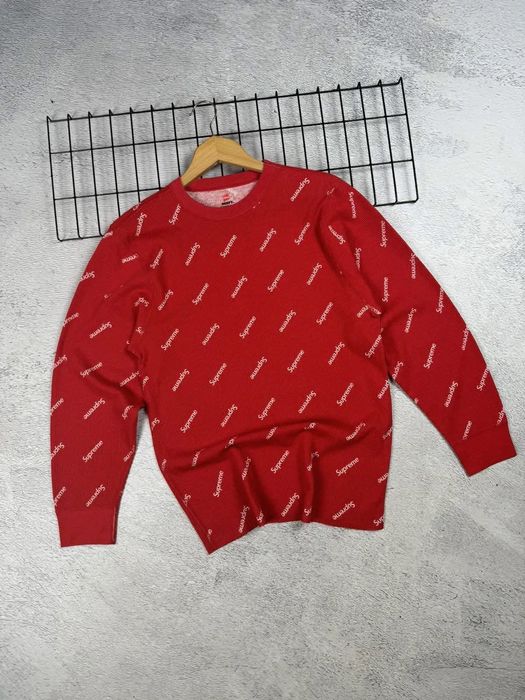 Supreme x Hanes Waffle Thermal Logo Longslevve/Crewneck FW20