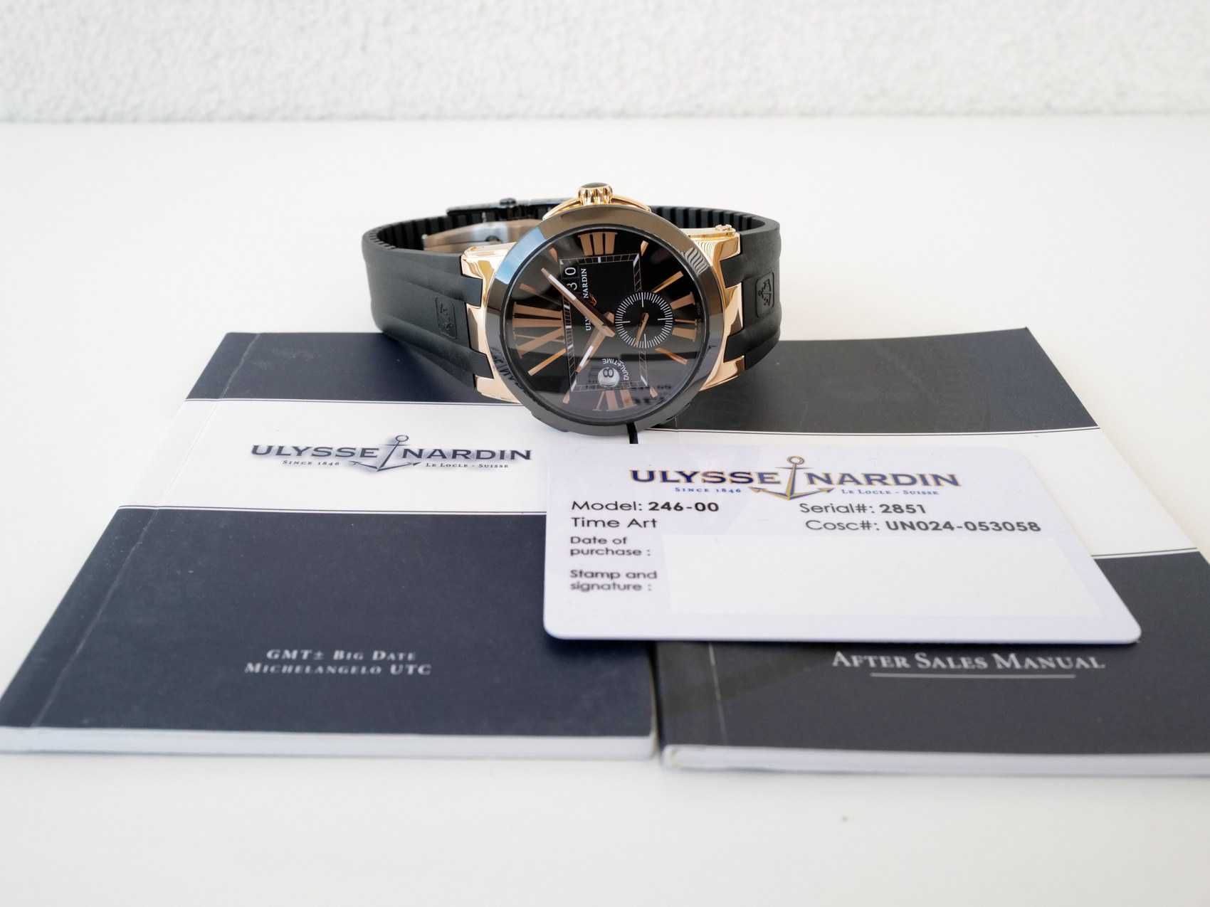 Ulysse Nardin Executive Dual Time 43mm 18K Rose Gold