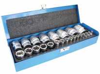 Conjunto de Chaves de Caixa 1/4 e 1/2 -24pcs- REF: S-MB245