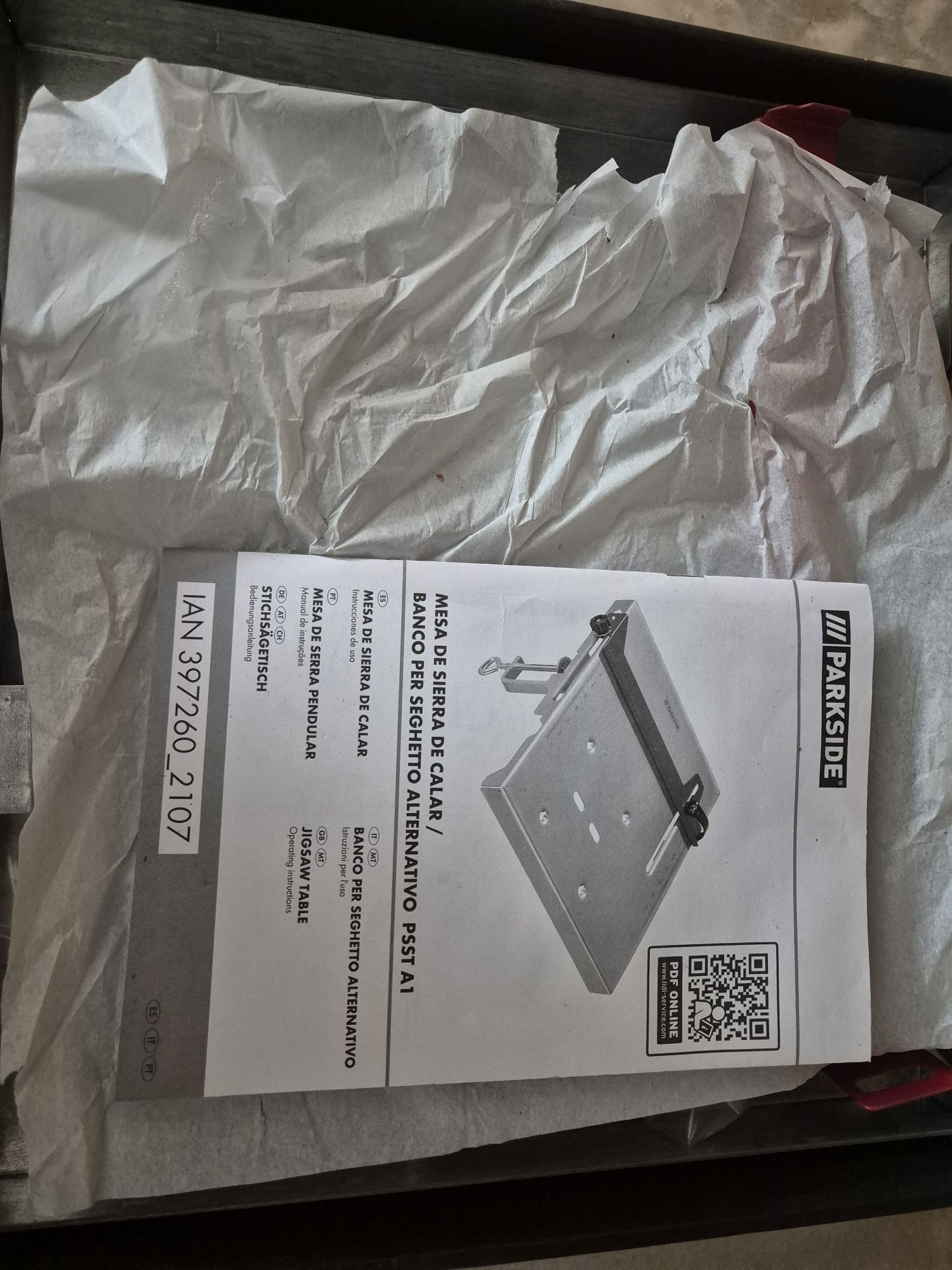Mesa de cortar Lidl nova