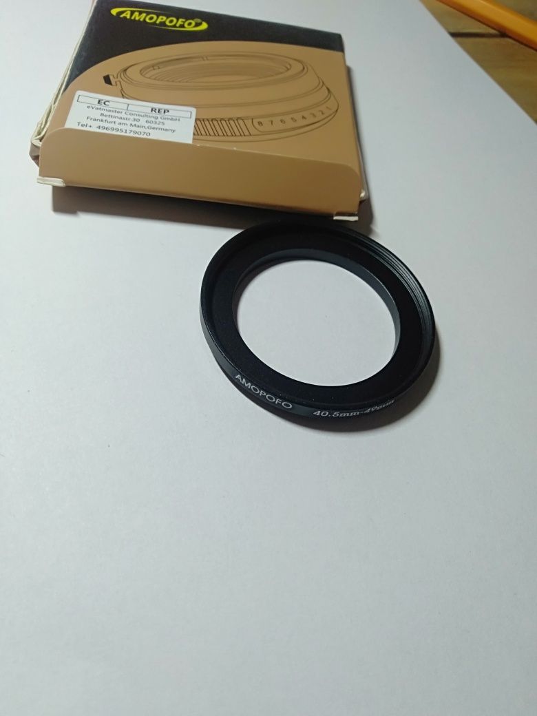 Sprzedam adapter do filtra pierścień redukcyjny 40.5-49mm