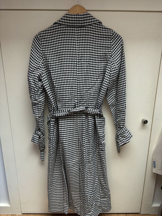 Sobretudo Xadrez Branco e Preto GANT para mulher (S)