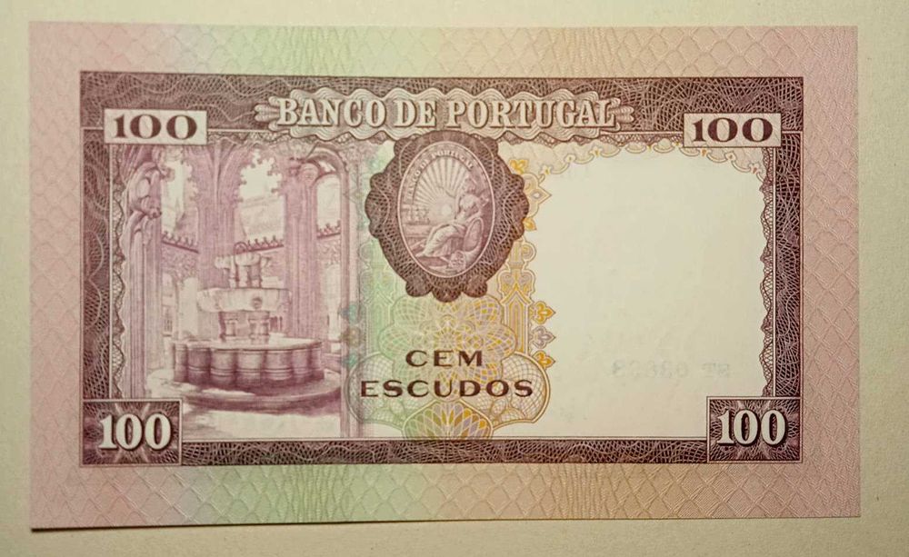 Nota 100 escudos 1961 - NOVA Portes Gratis