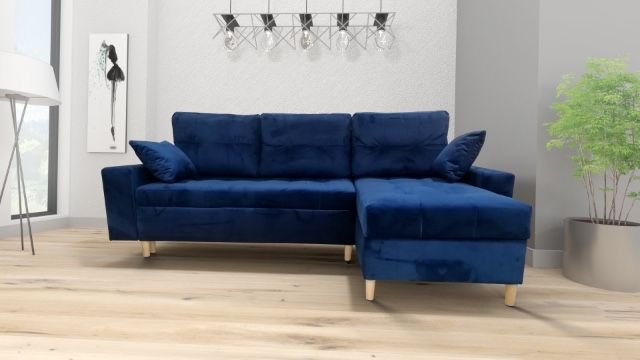 Narożnik  Izi II producent, sprężyny welur