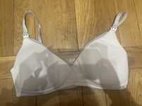 Biustonosz do karmienia odpinany H&M hm mama 75D biały stanik