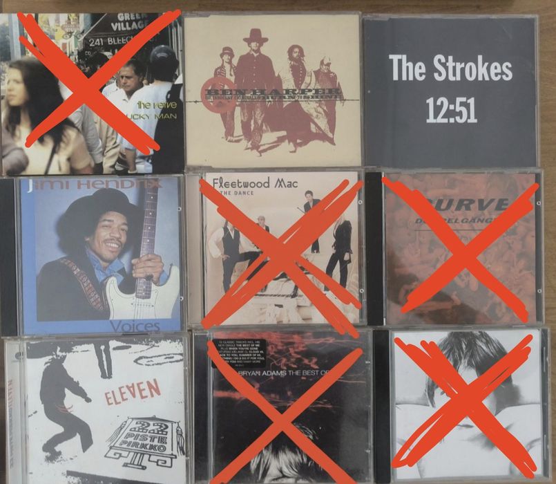 Cd's música pop, rock, alternativa, bandas sonoras etc
