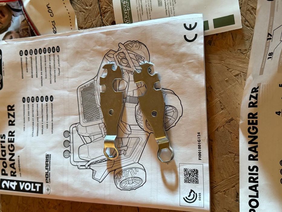 Дитячий електромобіль Polaris Ranger RZR 24V на два місця