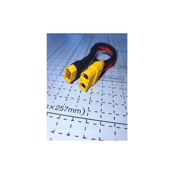 Переходник Lipo аккумулятора  XT60 Male XT90 Female Amass