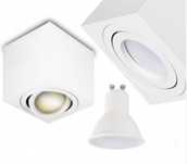Oprawa natynkowa Lampa LED halogen plafon bialy