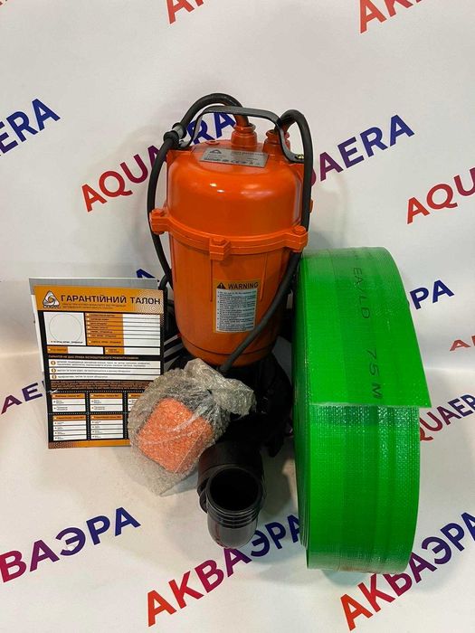 Фекальный насос с ножом 2.6 кВт для канализации (дробилкой)