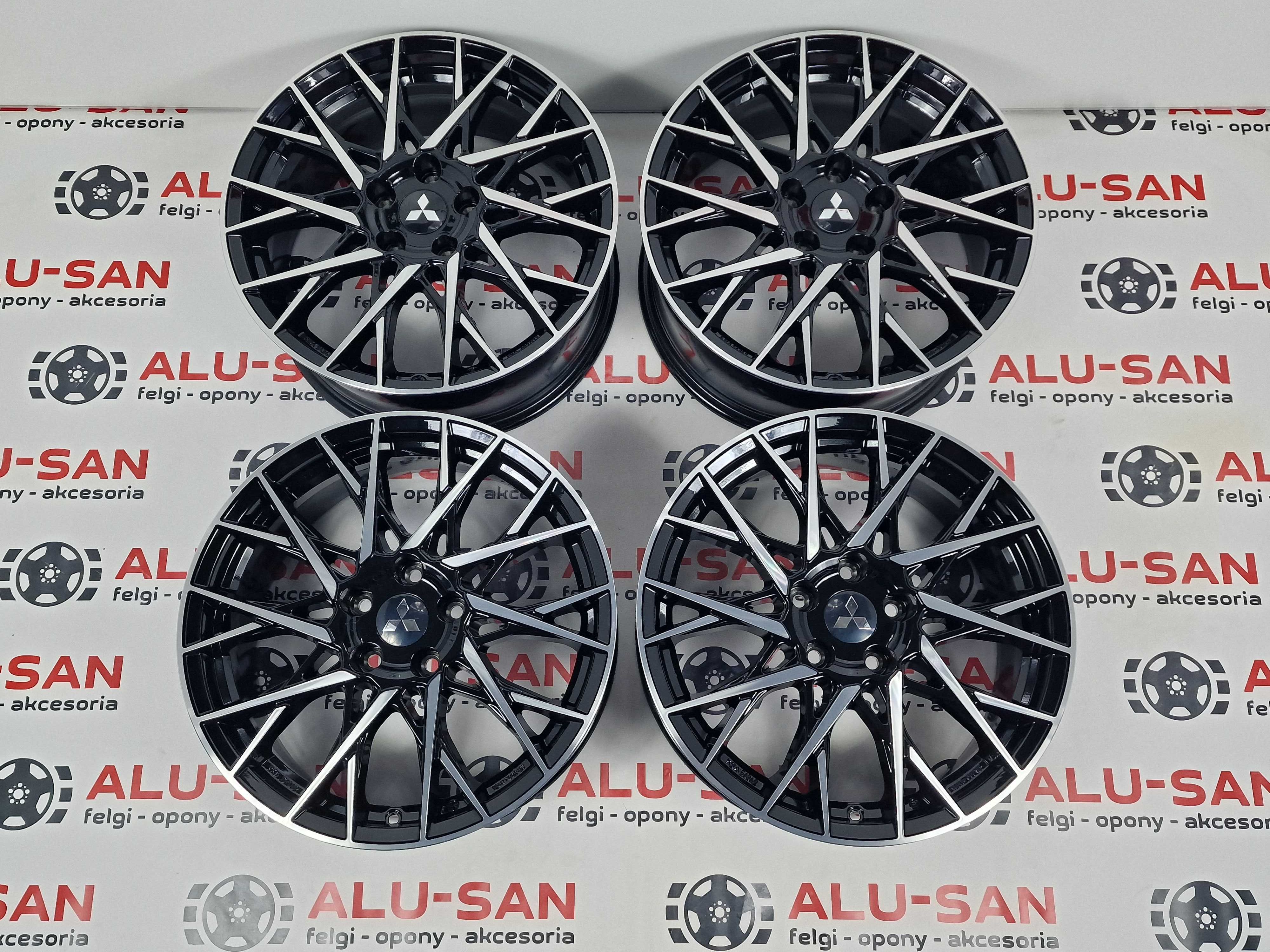 NOWE alufelgi MITSUBISHI 18" 5x114,3 Eclipse Grandis Lancer - Czarne