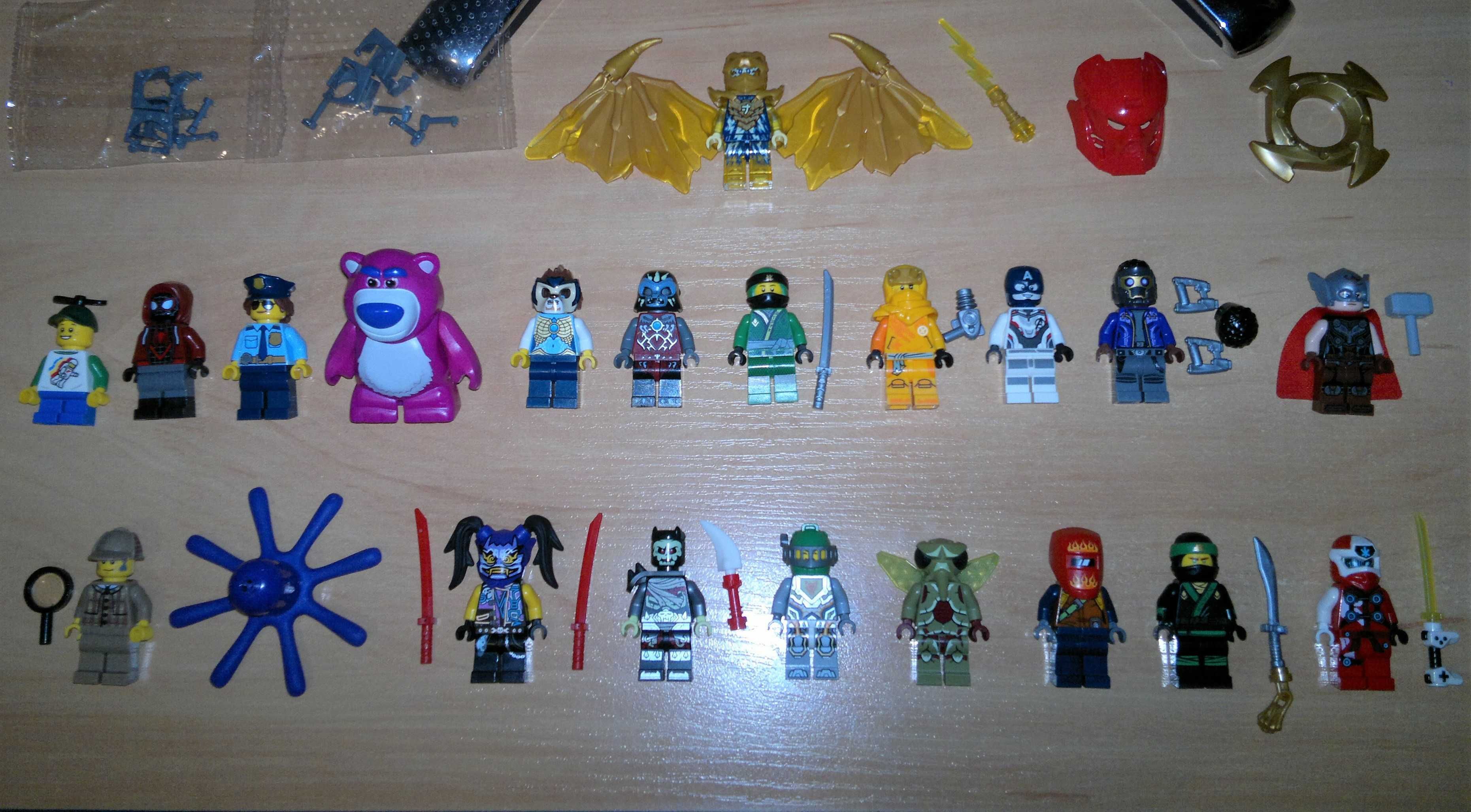 LEGO Ninjago, Marvel, Star Wars, Aliens, Nexo, City minifigures
