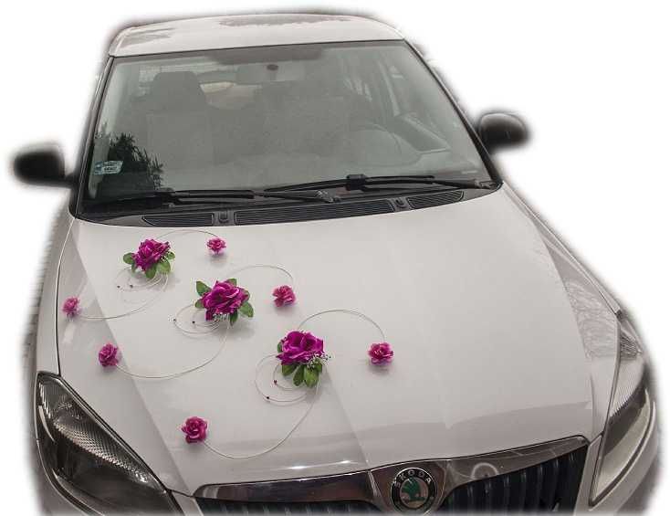 Dekoracja na samochód dostępna w dowolnym kolorze.Ozdoby 130