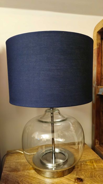 Lampa stołowa szklana