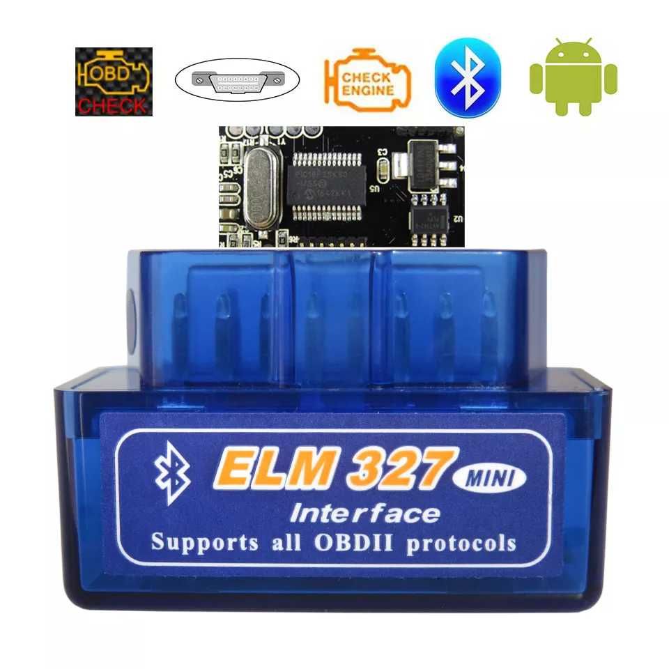 Диагностический OBD2 автосканер ELM327 - V1.5 Bluetooth2.0