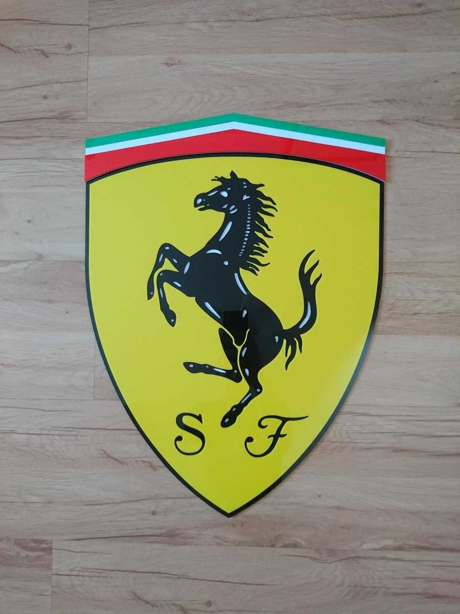 Scuderia Ferrari Formuła 1 logo na ścianę prezent dla męża chłopaka